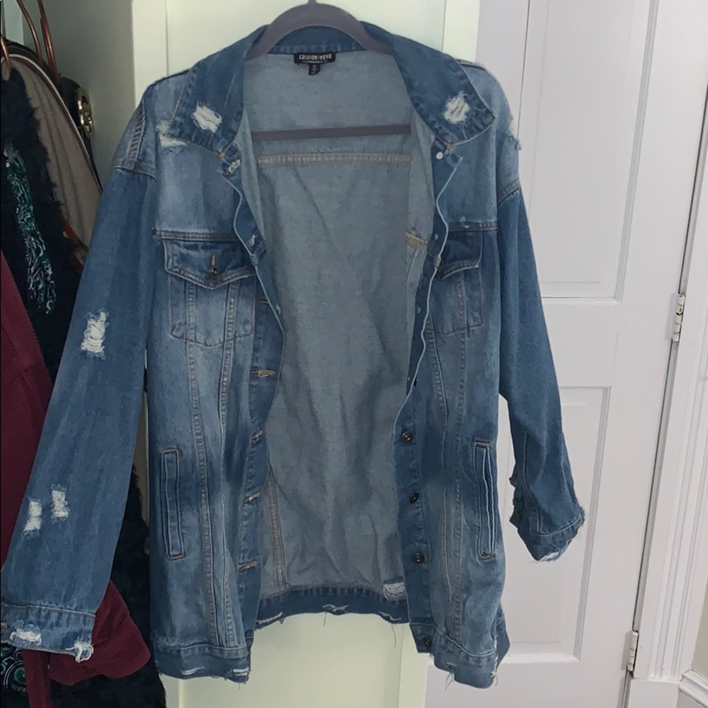 Fashion Nova Oversized Jean jacket